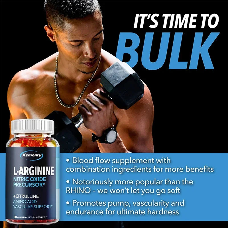 Skidex™ Supercharged L-Arginine Gummies - Performance Boost