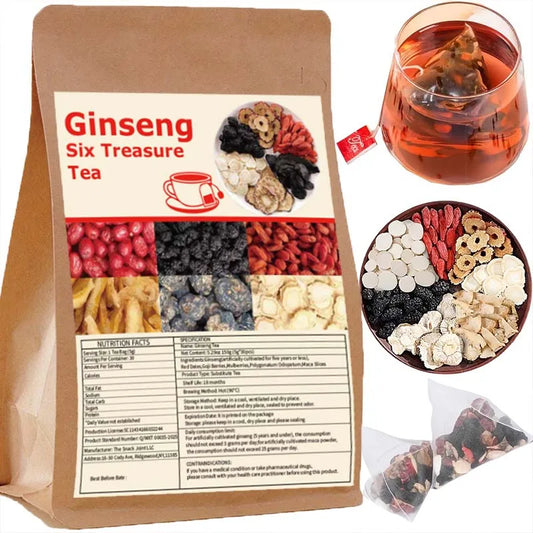Skidex™ Vitality Surge Tea - Ginseng Six Treasures