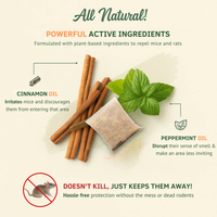 Skidex™ Mouse Repellent Pouches